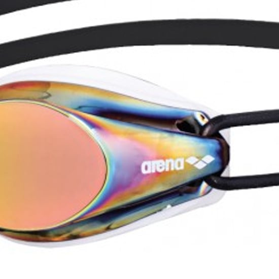 Arena Unisex Adult Tracks Mirror Swimming Goggles (White/Copper/Black) - Image 3