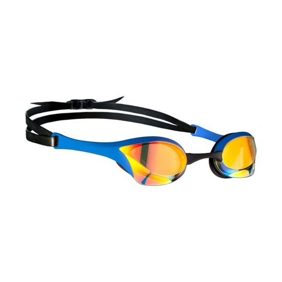 Arena Cobra Mirror Ultra Swipe Swimming Goggles (Yellow/Copper/Blue) - Image 2