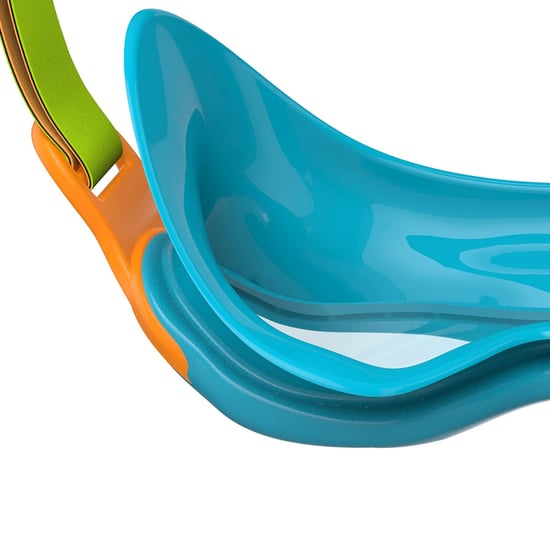 Speedo Kinderen/Kinderen Zeeploeg Zwembril (Blauw/Groen) - Image 4