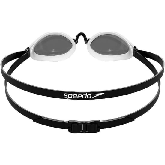 Speedo Unisex Fastskin Speedsocket 2 zwembril voor volwassenen (Zwart/Wit/Rook) - Image 2
