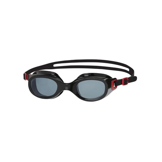 Speedo Futura-klassieke zwembril voor volwassenen van Unisex (Rook/Rood) - Image 1
