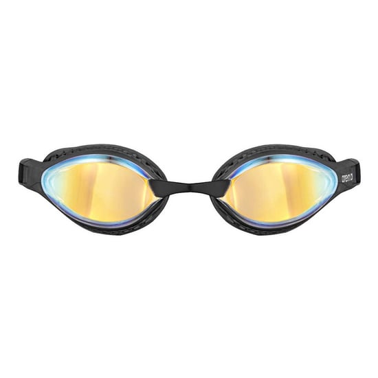 Arena Unisex Adult Airspeed Swimming Goggles (Yellow/Copper/Black) - Image 2