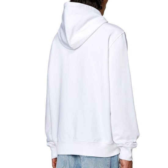 Diesel Heren Torn Logo Hoodie (Wit) - Image 2