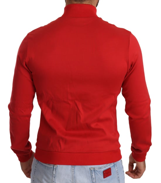 Red Zipup Sweatshirt Dg Motor Club Style - Image 3