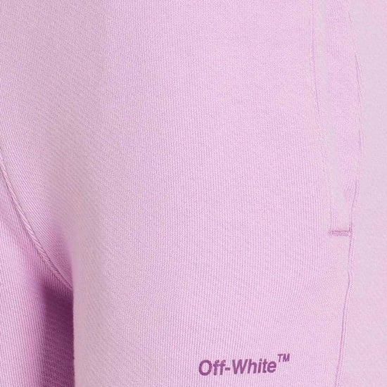 Off White Unisex Sweatbroek met Taps toelopende pijpen voor volwassenen (Lila) - Image 3