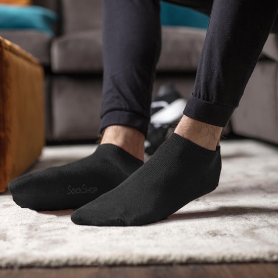 3-Pack Heren Effen Bamboe Sneakersokken - Zacht Ademend Comfort voor Elke Dag - Image 3