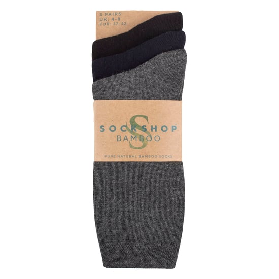 3-Pack Dames Eenvoudige Bamboosokken - Zachte Ademend Dagelijks Comfort Sokken - Image 2