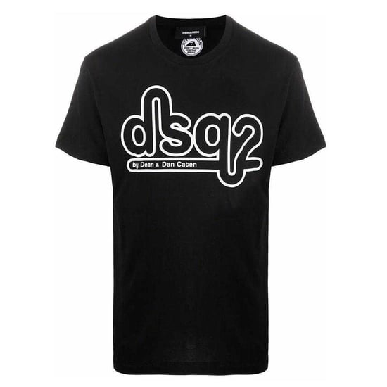 DSquared2 Unisex Adult Bubble Logo Skinny T-Shirt (Zwart) - Image 1