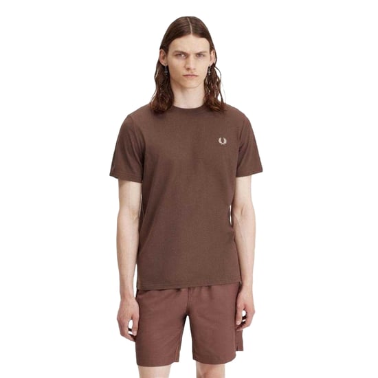 Fred Perry Heren t-shirt (Maroon) - Image 3