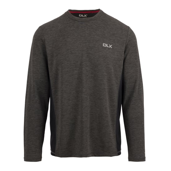 Trespass Heren Charlie T-shirt met lange mouwen (Donkergrijs mergel) - Image 1