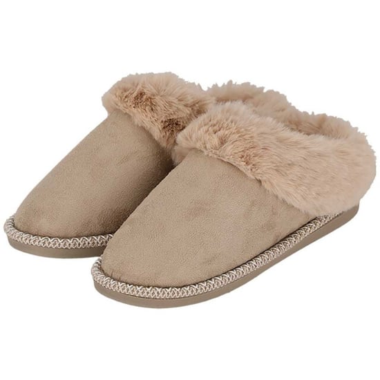 Apollo Dames instap pantoffels teddy wit - Image 1