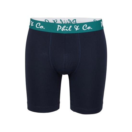 Phil & Co Boxershorts heren met lange pijpen boxer briefs 4-pack blauw / groen - Image 5