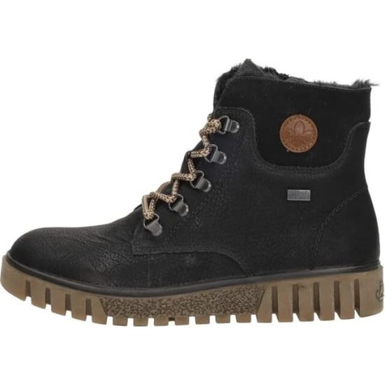 Rieker Kort veterlaarsje y3433-00 black - Image 4