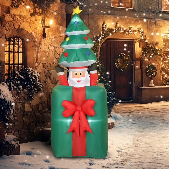 4goodz Opblaasbare kerstdecoratie met led-lampjes voor binnen en buiten - Image 5