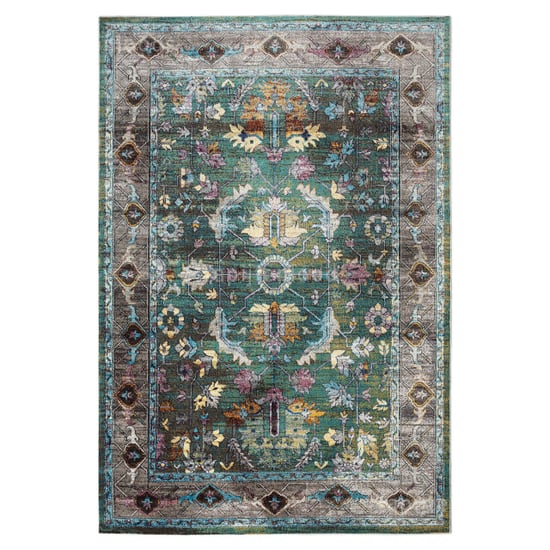 Muratap Picasso pablo vintage vloerkleed groen / multi laagpolig- 140x200 - Image 2