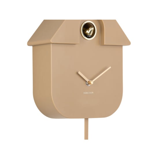 Karlsson wandklok modern cuckoo oro mocha brown - Image 3