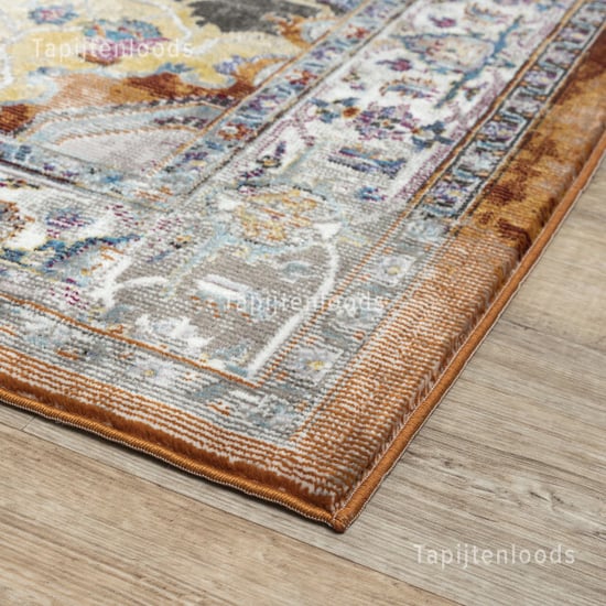 Muratap Picasso castana vintage vloerkleed terra / multi laagpolig- - Image 5
