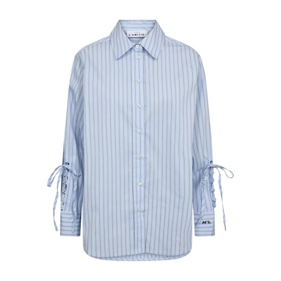 Haute L'Amitié Haute l’amitié alvina tie stripe blouse - Image 2