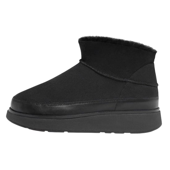 Fit Flop Womens/Ladies Gen-FF Ultra Mini Doubleface Shearling Ankle Boots (Black) - Image 2