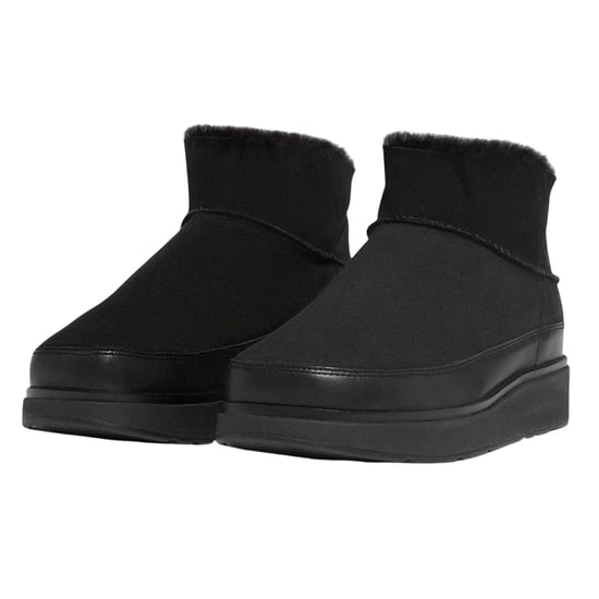 Fit Flop Womens/Ladies Gen-FF Ultra Mini Doubleface Shearling Ankle Boots (Black) - Image 4
