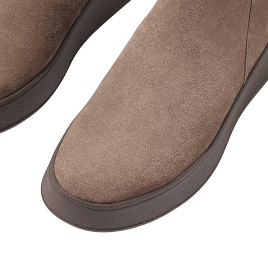 Fit Flop Womens/Ladies F-Mode Suede Flatform Side Zip Ankle Boots (Grey) - Image 5