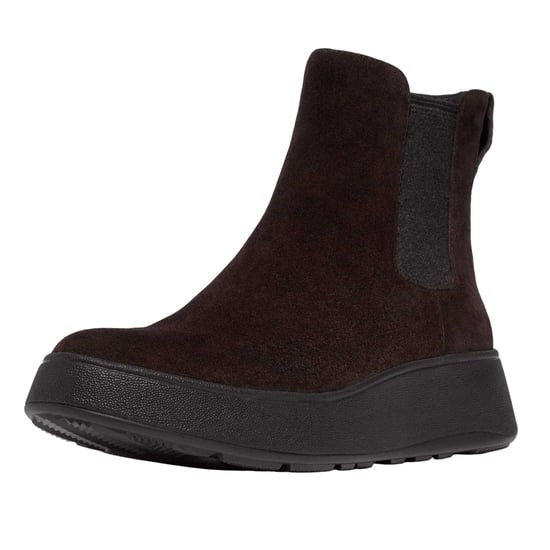 Fit Flop Dames/Dames F-Mode Suede Flatform Chelsea Laarzen (Bruin) - Image 1