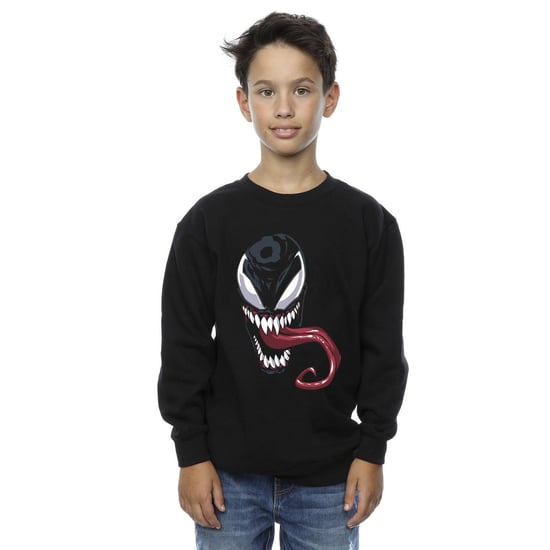 Marvel Jongens Venom Gezicht Sweatshirt (Zwart) - Image 2