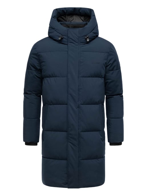 Stone Harbour Hadrieen heren gewatteerde jas met fleecevoering en capuchon - Image 2