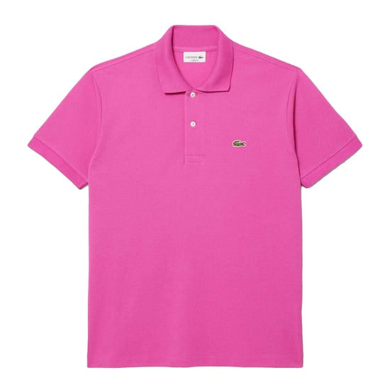 Lacoste Mens L.12.12 Original Pique Classic Polo Shirt (Pink) - Image 1