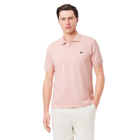 Lacoste Heren L.12.12 Marl Klassiek Poloshirt (Roze) - Image 4