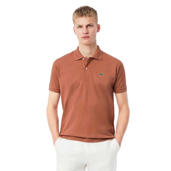 Lacoste Heren L.12.12 Original Pique Klassiek Poloshirt (Lichtbruin) - Image 5