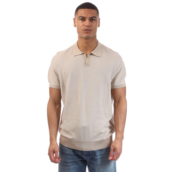 Boss Heren H-Jianluca Johnny Kraag Poloshirt (Wit) - Image 1