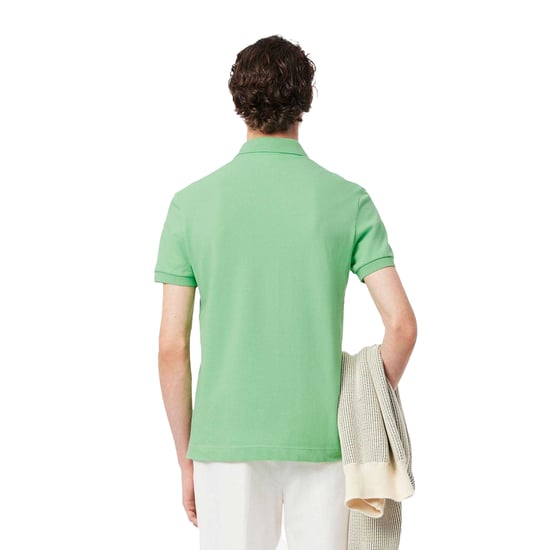 Lacoste Heren Pique Stretch Regular Poloshirt (Groen) - Image 2