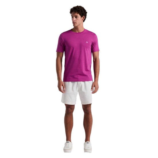 Original Penguin Heren Geborduurd T-shirt met logo (Paars) - Image 4
