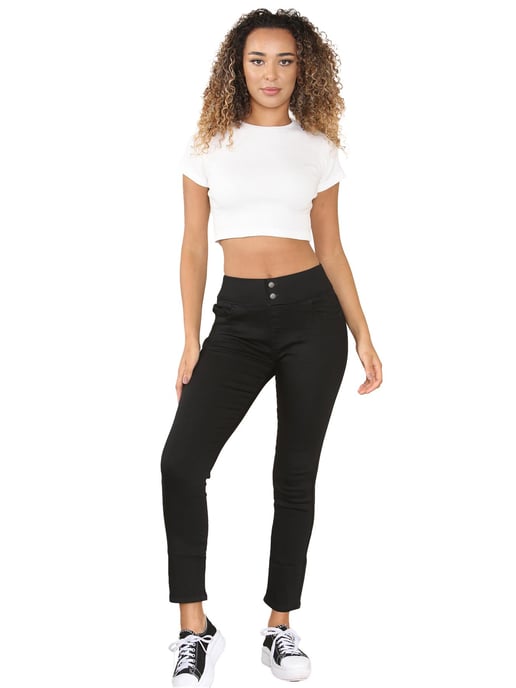 Enzo | Womens Wider Waist Jeans - Image 5