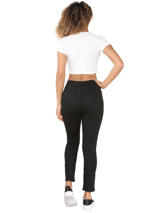 Enzo | Womens Wider Waist Jeans - Image 6