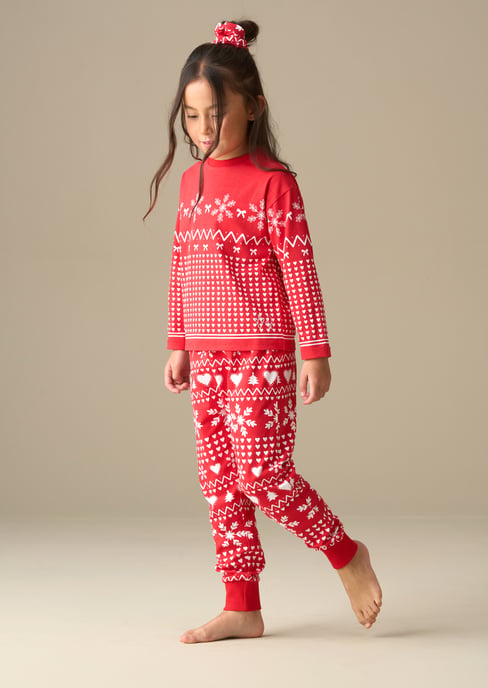 Fern Red Fairisle Pjs - Image 2
