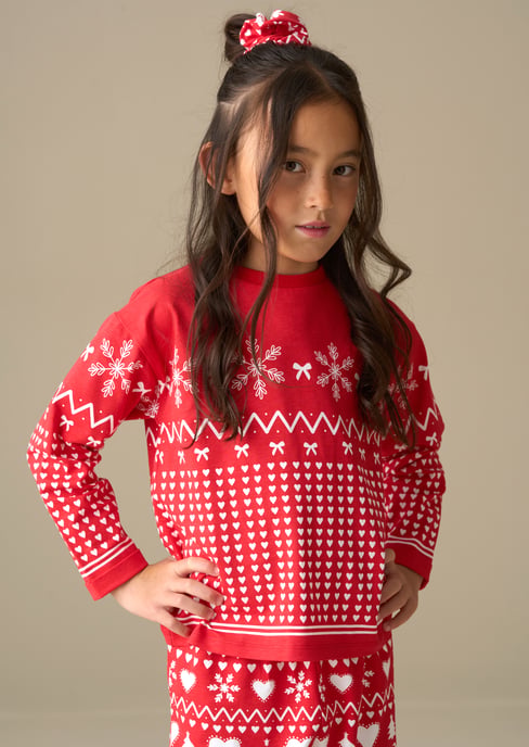 Fern Red Fairisle Pjs - Image 3