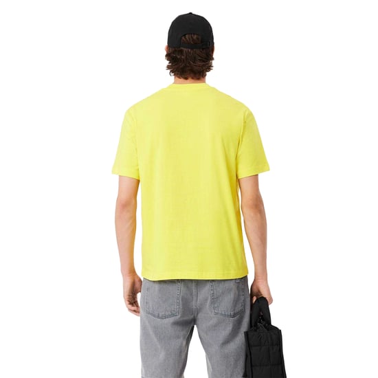 Lacoste Katoenen heren-T-shirt (Geel) - Image 2