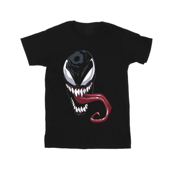 Marvel Jongens Venom Gezicht T-Shirt (Zwart) - Image 1