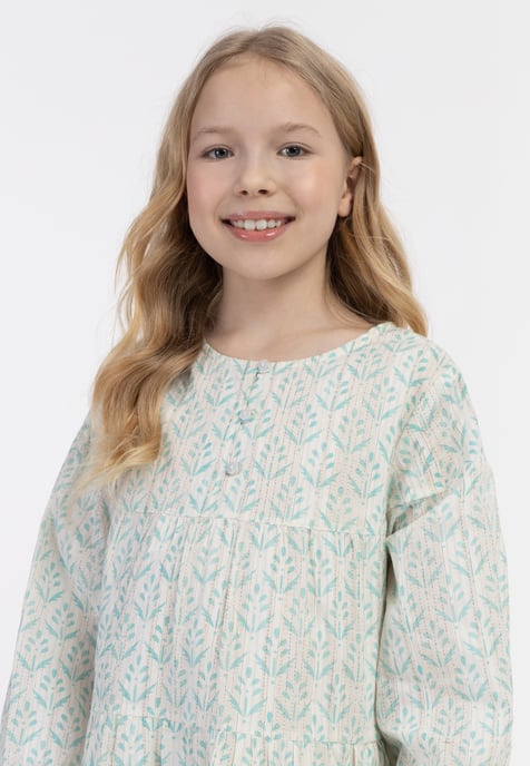 IZIA Zomerjurk Meisje turkoois - Image 5