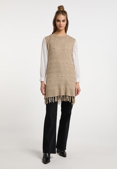 usha Gebreide jurk Dames beige - Image 2