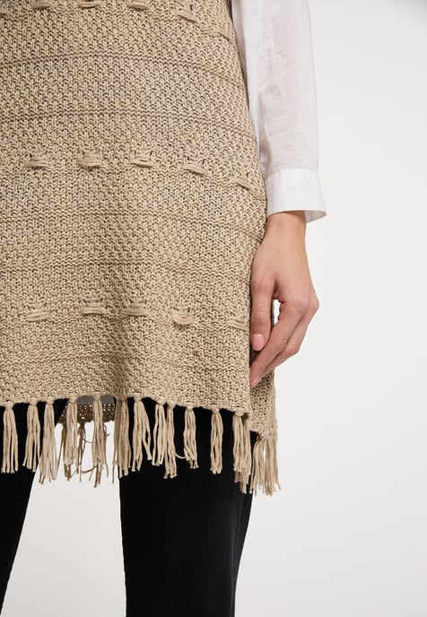 usha Gebreide jurk Dames beige - Image 5