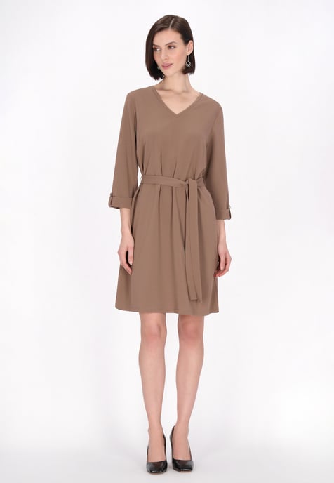 usha jurk vrouwen beige - Image 2