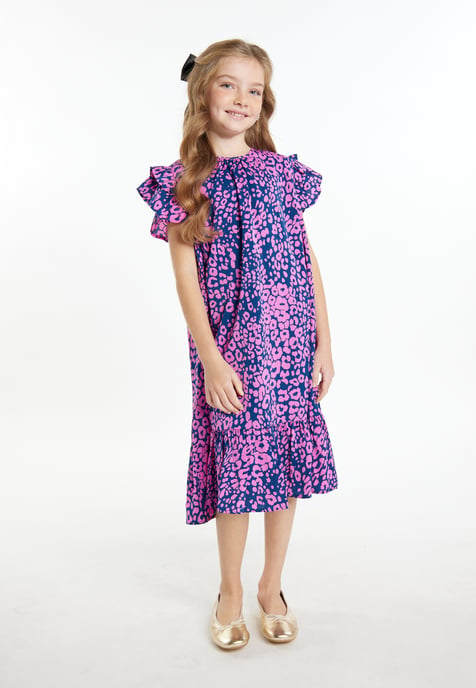 Faina Jurk meisjes (kinderen) Roze Marine - Image 2