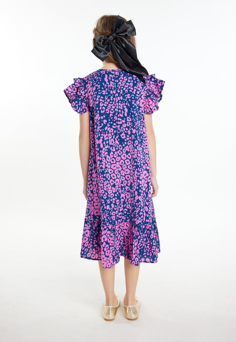 Faina Jurk meisjes (kinderen) Roze Marine - Image 4