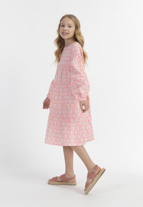 IZIA Zomerjurk Meisje neonroze - Image 4