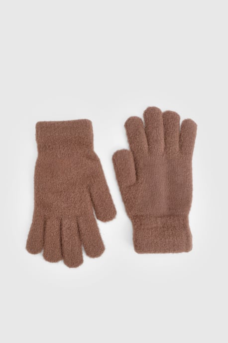 Fluffy Knitted Gloves - Image 2
