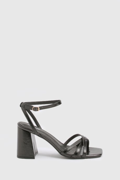 Strappy Low Block Heels - Image 3