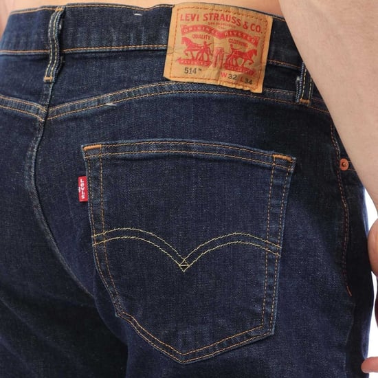 Levis Heren 514 Slim Jeans (Donkerblauw) - Image 4